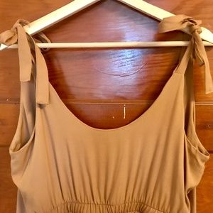 Ethical QC Designer Tan Jumpsuit